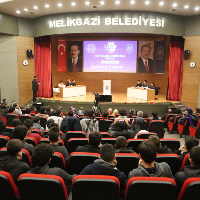 "Sen yaparsın Melikgazi" münazara yarışması sonuçlandı