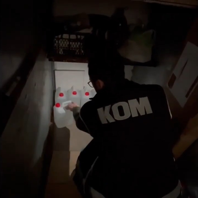 Zonguldak'ta 45 litre etil alkol ele geçirildi