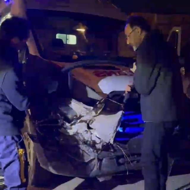 Çorum'da ambulans ile otomobil çarpıştı, 2 kişi yaralandı