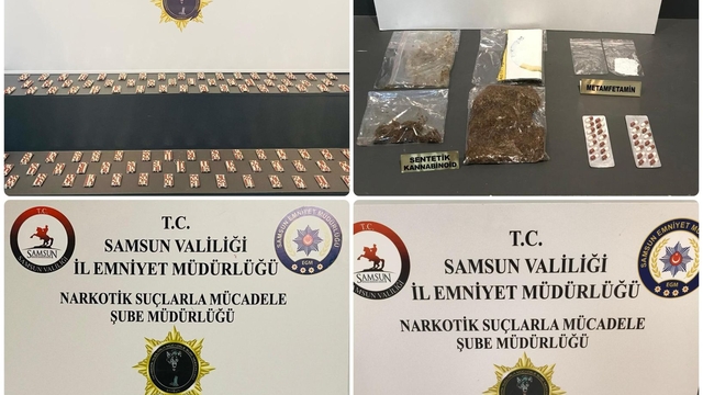 Samsun'da uyuşturucu operasyonunda 5 şüpheli yakalandı