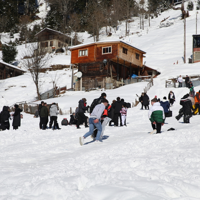 Rize'de "17. Çamlıhemşin Kardan Adam Kış Festivali" başladı