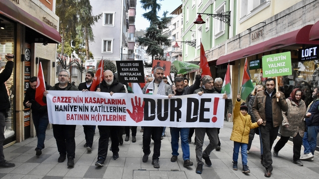 Trabzon ve Ordu'da Filistin'e destek yürüyüşü düzenlendi
