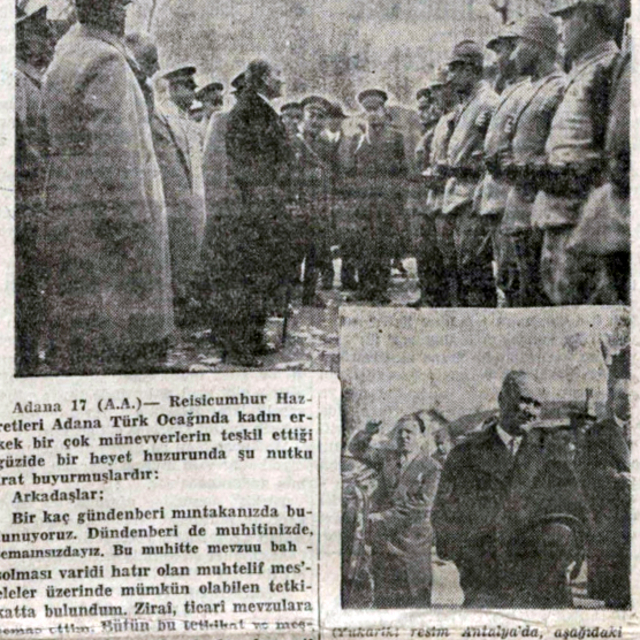 Atatürk'ün Antalya'da yeni görüntüsü ortaya çıktı