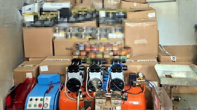 Tekirdağ'da 305 bin makaron ele geçirildi