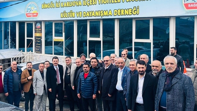 Karlıova Kaymakamı Gilan köy dernek başkanlarıyla bir araya geldi