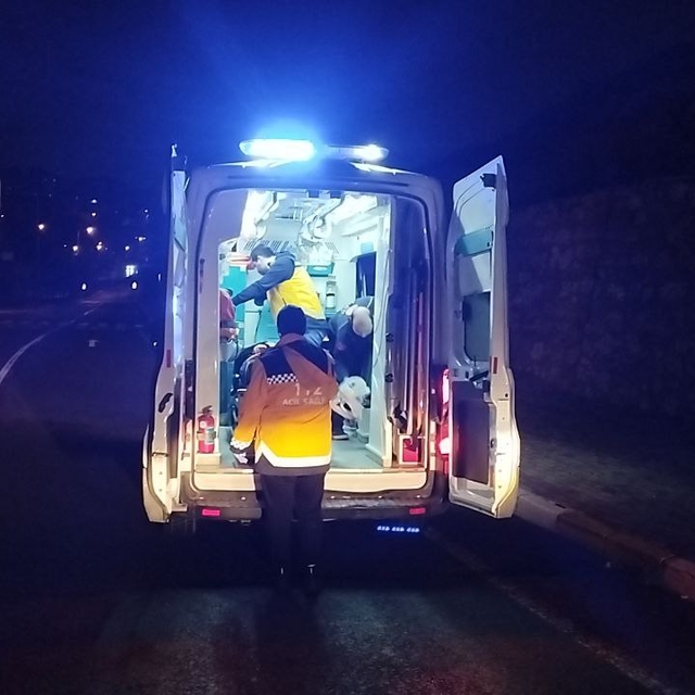 Kocaeli'de takla atan otomobildeki 4 kişi yaralandı