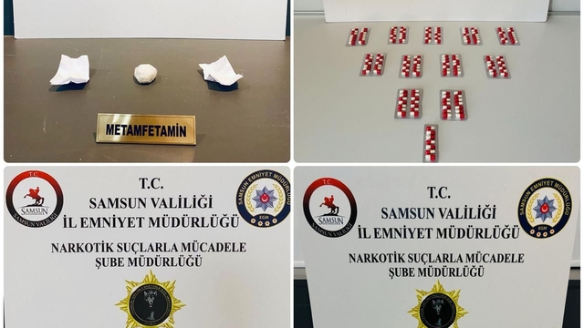 Samsun'da uyuşturucu operasyonlarında 2 şüpheli yakalandı