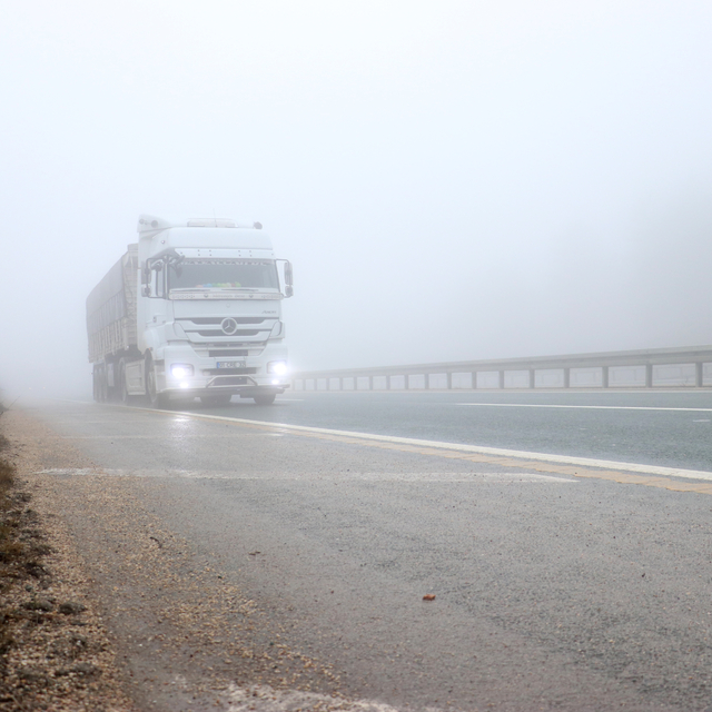 Kastamonu'da sis etkili oluyor