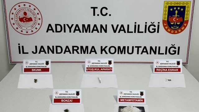 Adıyaman'da uyuşturucu operasyonunda 25 şüpheli yakalandı