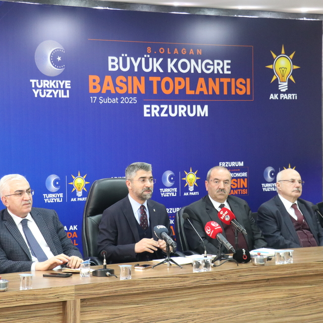 AK Parti Erzurum İl Başkanı Küçükoğlu'dan AK Parti'nin 8. Büyük Olağan Kong...