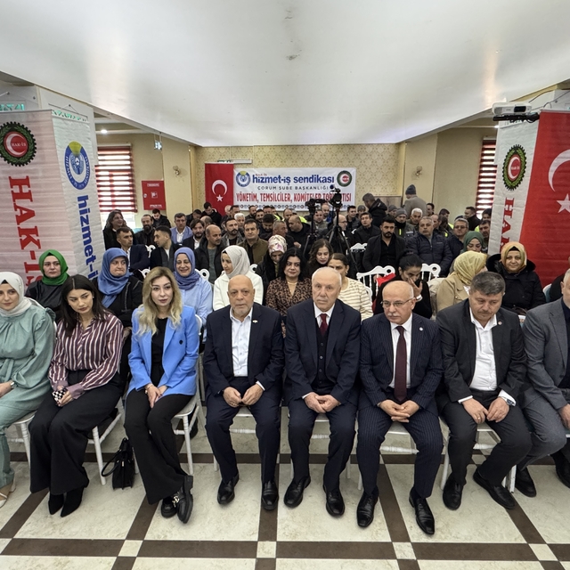 HAK-İŞ Genel Başkanı Arslan Çorum'da konuştu: