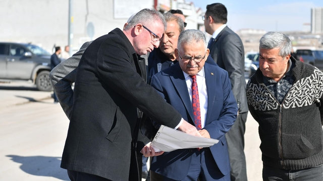 Başkan Büyükkılıç, "Kuzey Çevre Yolu Bağlantısı" projesi çalışmasını yerinde inceledi