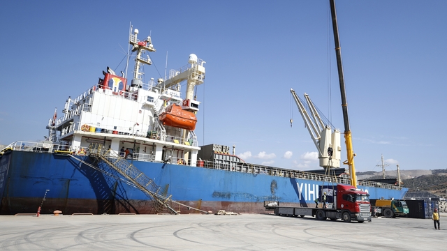 Akkuyu NGS'nin Doğu Kargo Terminali'ne 100'üncü kargo gemisi ulaştı