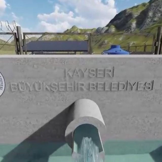 Kayseri'de dağlık alanlarda ve meralarda hayvanların içme suyu ihtiyacı GES...