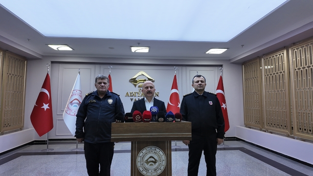Adıyaman Valisi Osman Varol kentin bir aylık asayiş verilerini açıkladı