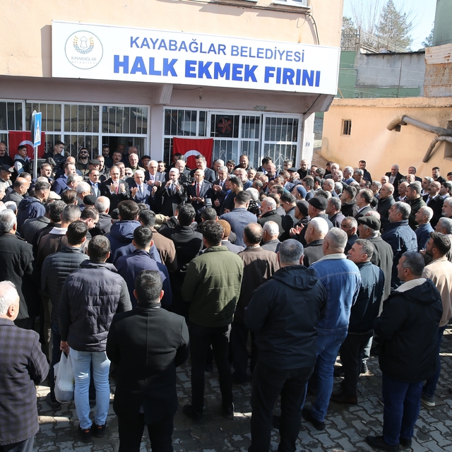 Siirt'in Kayabağlar Beldesine kazandırılan halk ekmek fırını ve taziyeevini...