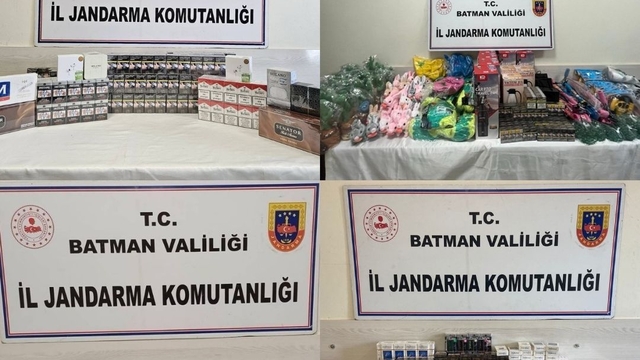 Batman'da kaçakçılık operasyonunda 9 kişi hakkında adli işlem yapıldı