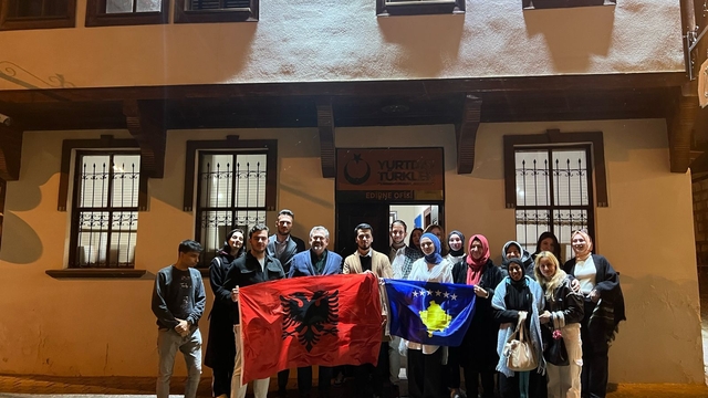 Edirne'de Kosova'nın bağımsızlığı kutlandı