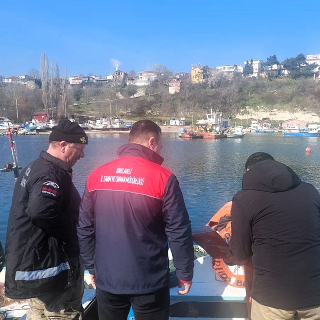 Kırklareli'nde su ürünleri denetimi yapıldı