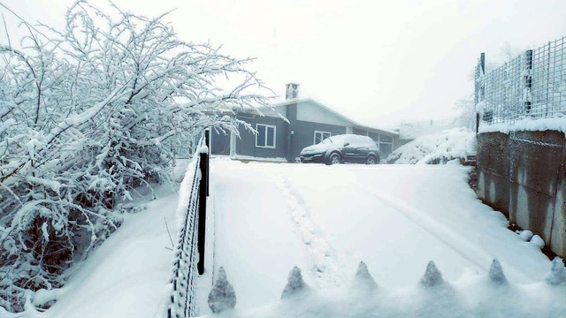 Edirne ve Kırklareli'nin yüksek kesimlerinde kar yağışı