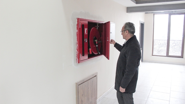 Ağın Belediyeevinde yangın önlemleri