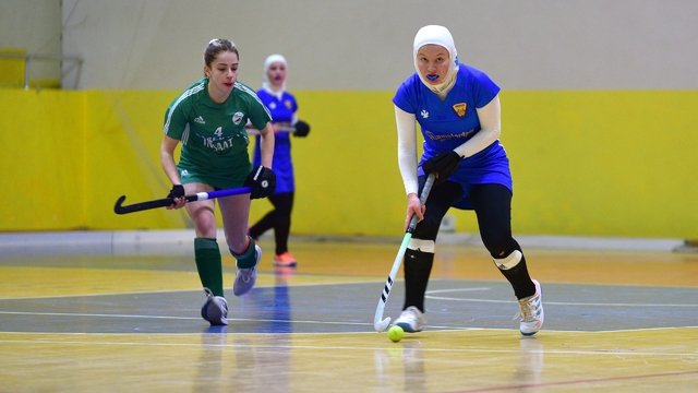 Kadınlar salon hokey 1. Lig müsabakaları Osmaniye'de başladı