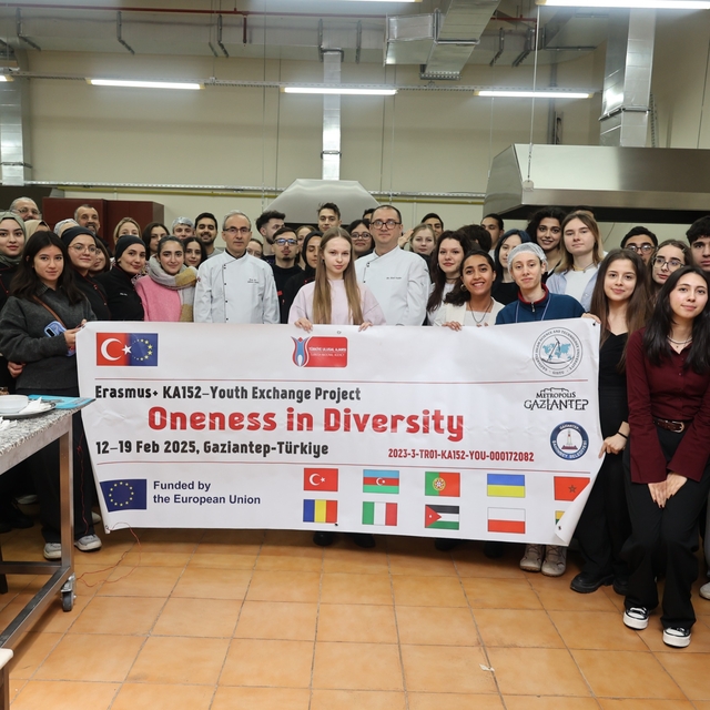 Erasmus öğrencileri GİBTÜ'de Türk mutfağını keşfetti