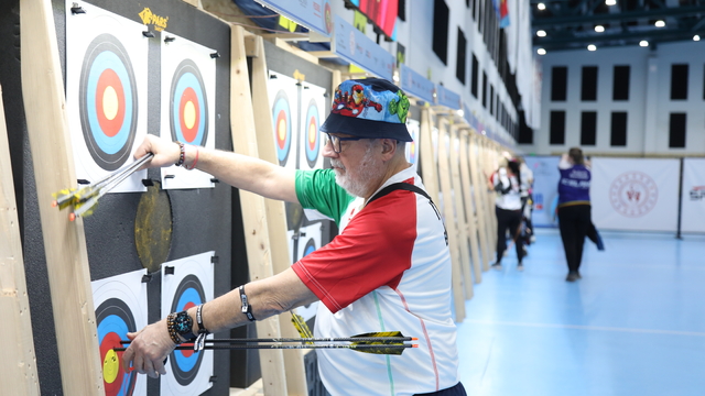 Avrupa Salon Okçuluk Şampiyonası'nda resmi antrenmanlar yapıldı