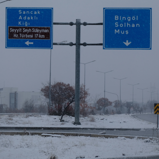 Bingöl'de eğitime 'kar' engeli