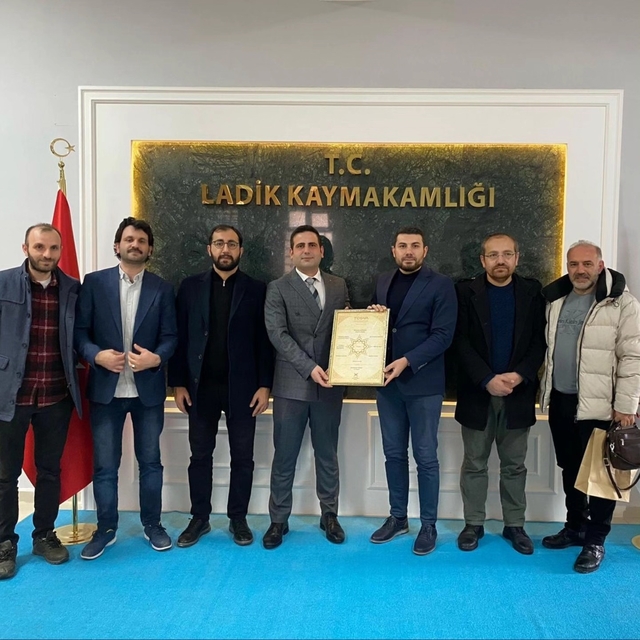 TÜGVA'dan Ladik ilçesine ziyaret