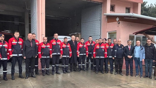 Boyabat'ta itfaiye personeline hizmet içi eğitimi verildi