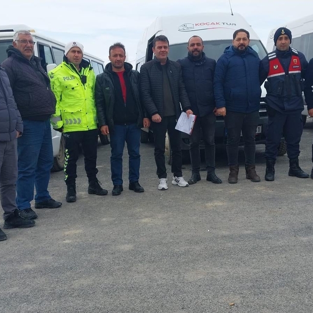 Ulaş'ta öğrenci servisleri denetlendi