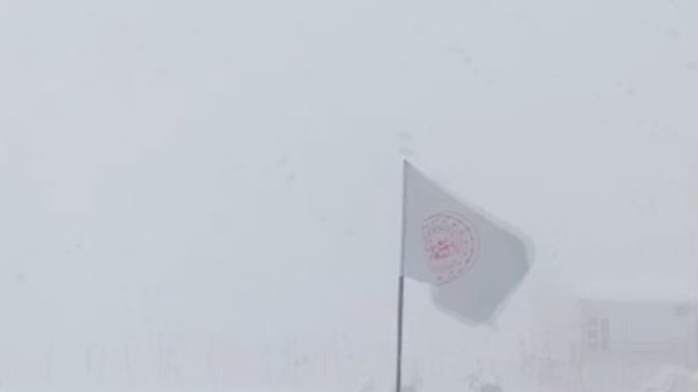 Karabük'te kar yağışı