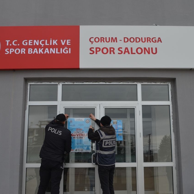 Dodurga'da öğrenciler bilişim suçları konusunda bilgilendirildi