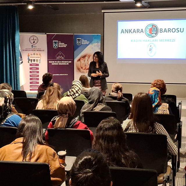 Beypazarı'nda "Kadın Hakları" semineri düzenlendi