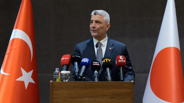 Ticaret Bakanı Bolat, Japonya Milli Günü Resepsiyonu'nda konuştu: