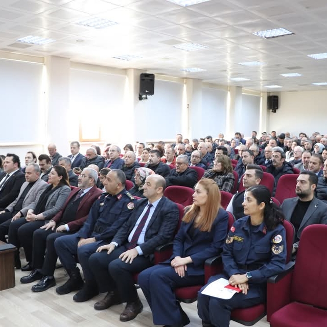 Çorum'da okul güvenliği toplantısı yapıldı