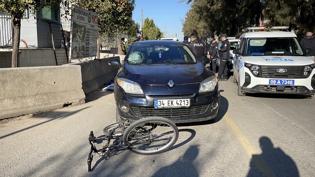 Aydın'da otomobille çarpışan bisikletin sürücüsü hayatını kaybetti