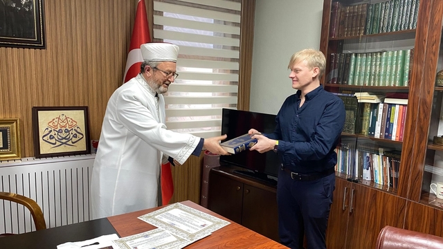 Türk kadınla evlilik kararı alan Finlandiyalı Österman Müslüman oldu