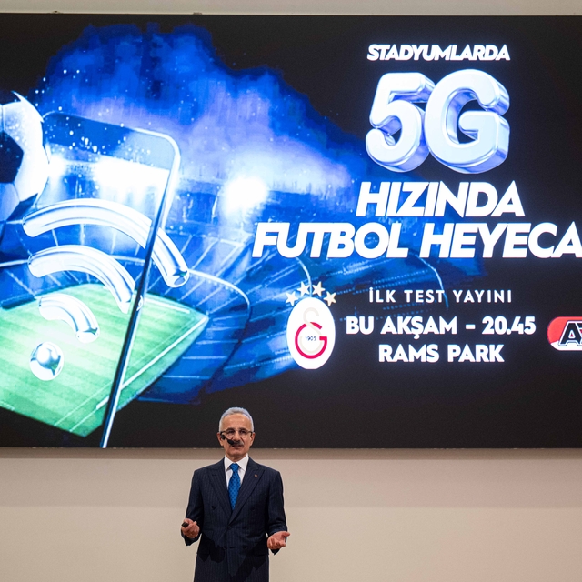 Galatasaray ile AZ Alkmaar maçında 5G kullanılacak