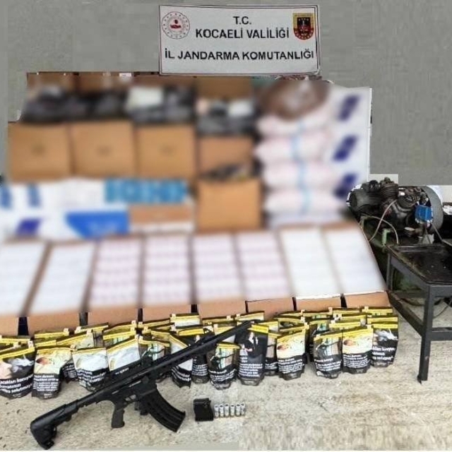 Kocaeli'de kaçak tütün operasyonunda 6 şüpheli yakalandı