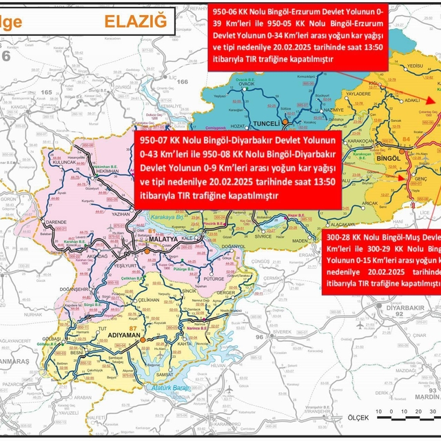 Karlıova'da kar kalınlığı 60 santimi buldu (3)