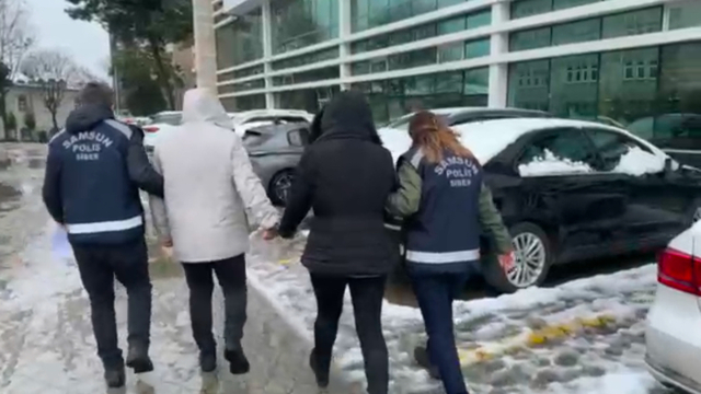 Samsun merkezli yasa dışı bahis operasyonunda yakalanan 2 şüpheli adliyede