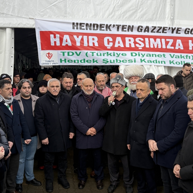 Sakarya'da 152 sivil toplum kuruluşunun desteğiyle Gazze'ye destek kermesi...