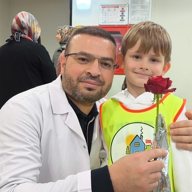 Siirt'te anaokulu öğrencilerinden hastane ziyareti