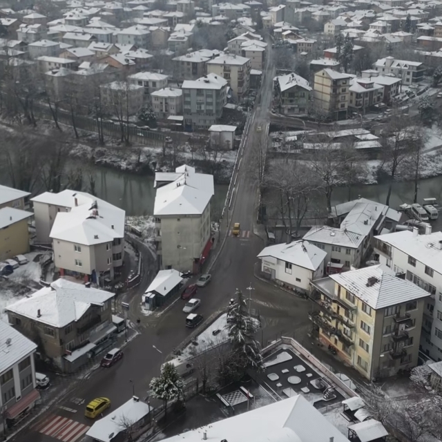 Bartın'da kar yağışı nedeniyle 12 köy yolu ulaşıma kapandı (2)