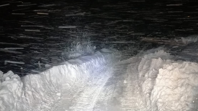 Samsun'un yüksek kesimlerinde kar kalınlığı 1,5 metreye ulaştı