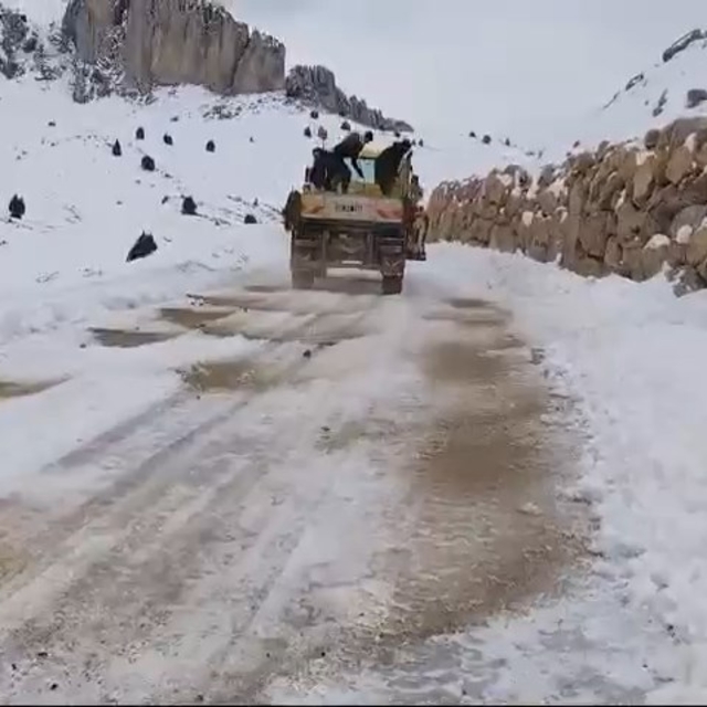 Siirt'te eğitime kar engeli; 99 köy yolu kapandı