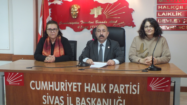 CHP Sivas İl Başkanı Doğan, belediyenin yeni imar planına tepki gösterdi