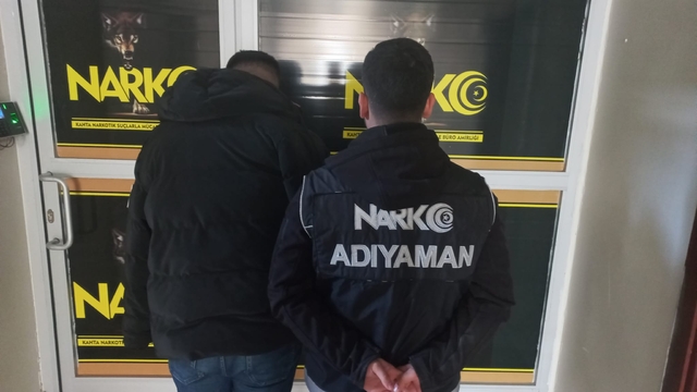 Adıyaman'da uyuşturucu operasyonunda yakalanan zanlı tutuklandı